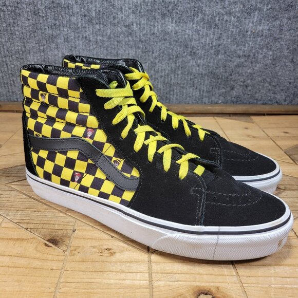 Vans Other - Vans Sk8-Hi x Where's Waldo Sneakers Shoes Men's Size 10.5 Black Yellow Skaters